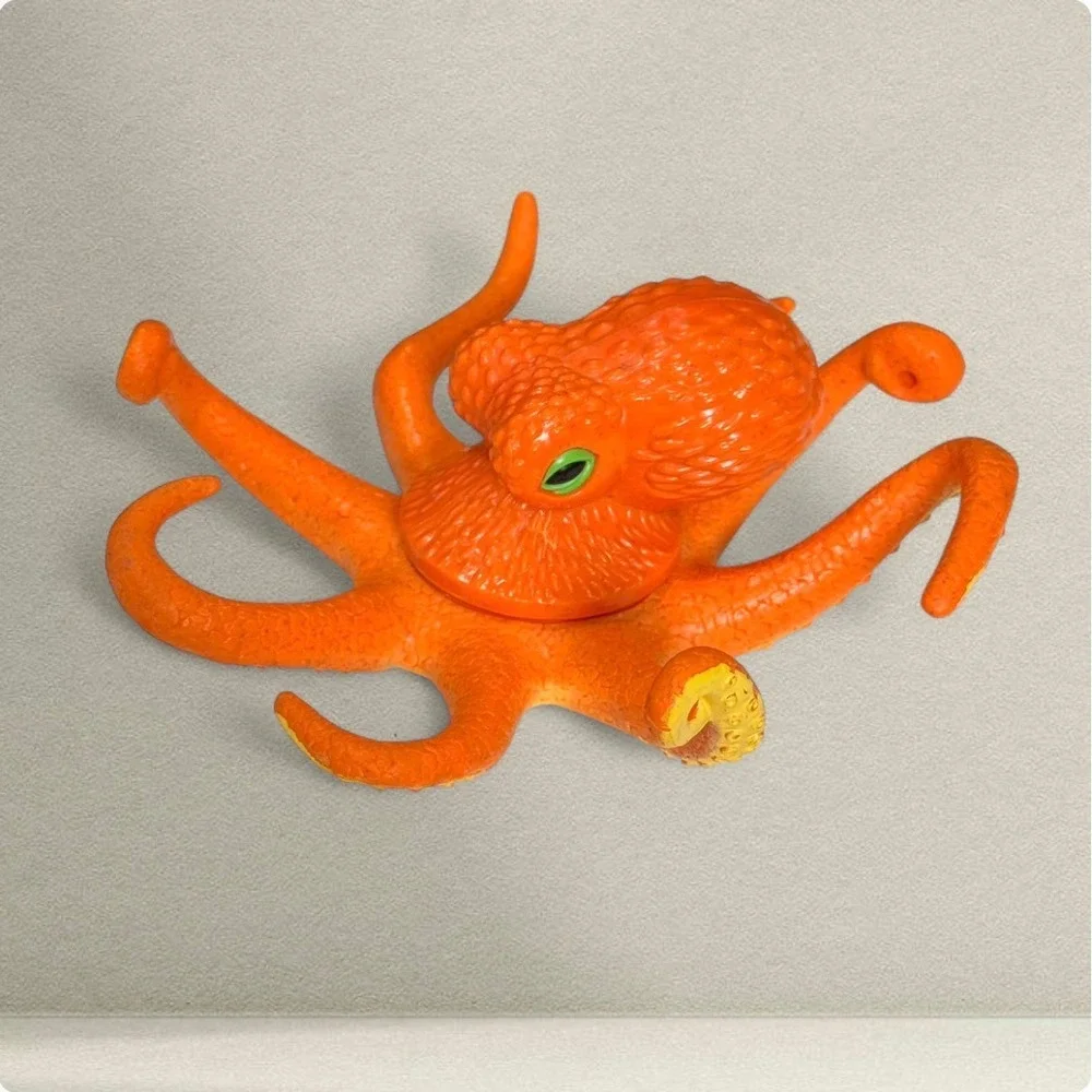 Mattel‎ Imaginext Sea Monsters Orange Octopus 2006 Spinning Toy Seablade Figure
